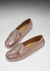 Women's Penny Driving Loafers, rose gold patent leather