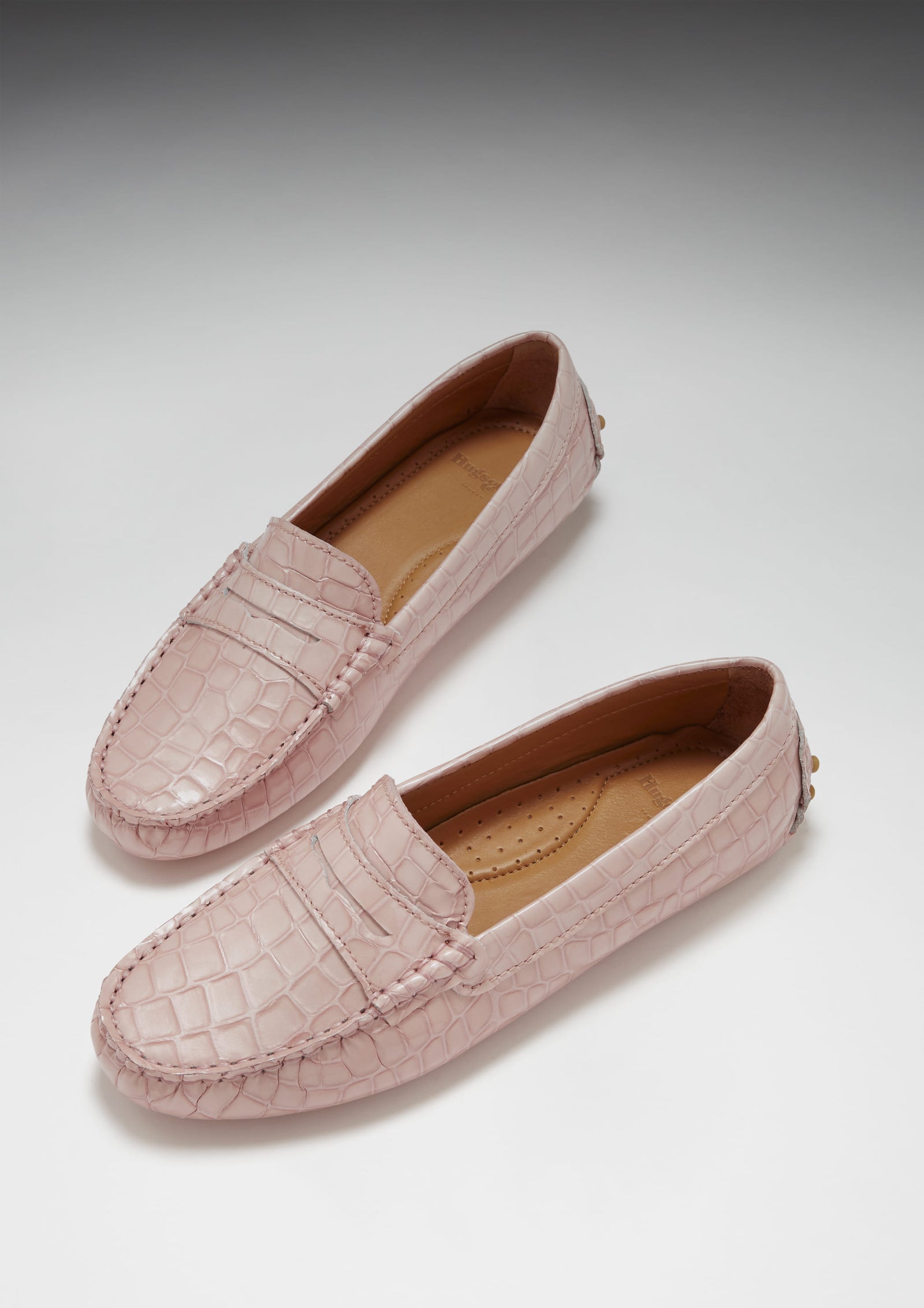 Pink patent leather loafers hot sale