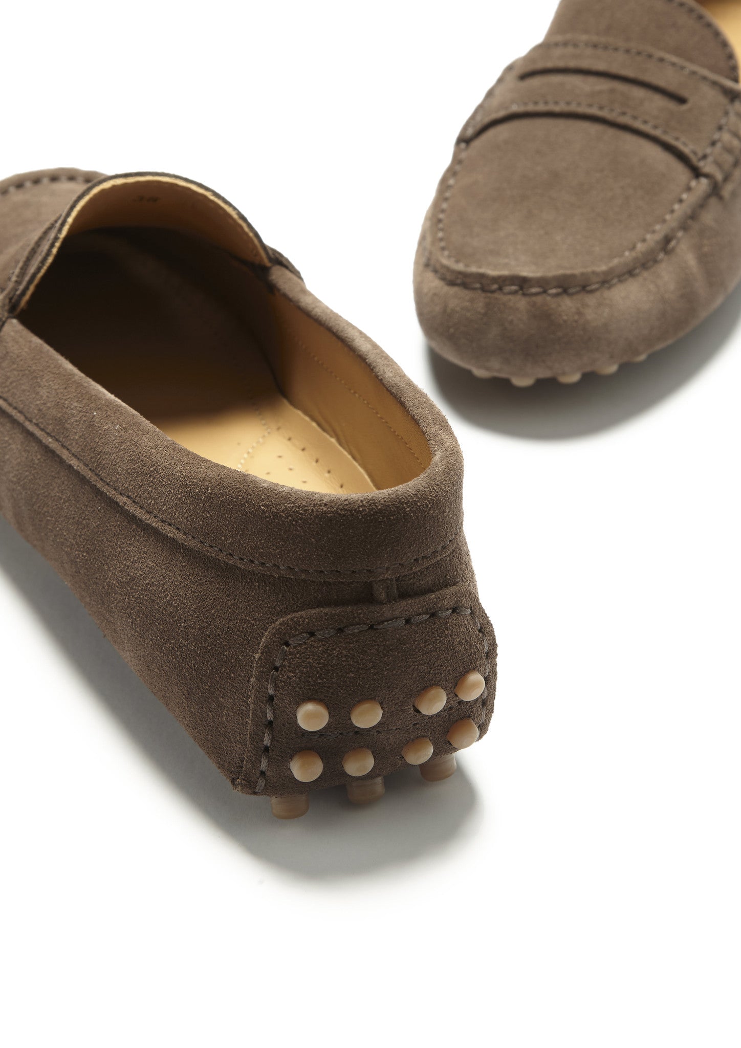 Mocassins Penny Driving pour femmes, daim marron